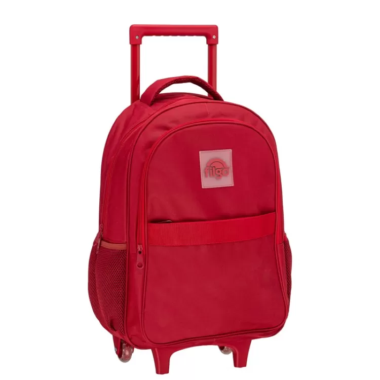 Mochila Escolar Filgo 2026 Starpak College 18" Roja con Carro Art.MO26-TSTCLG-002